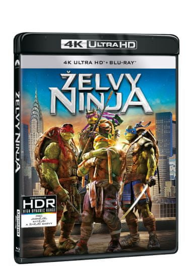 Želvy Ninja (2 disky) - Blu-ray + 4K ULTRA HD