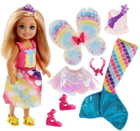 Mattel Barbie Chelsea pohádkové oblečky