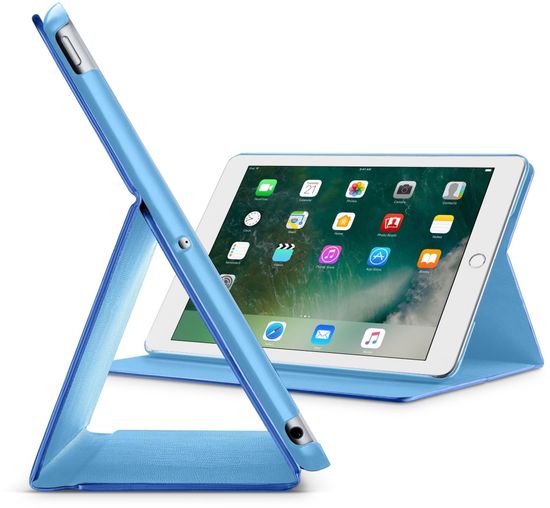 CellularLine Pouzdro se stojánkem FOLIO pro Apple iPad 9,7" (2018), modré FOLIOIPAD1897B