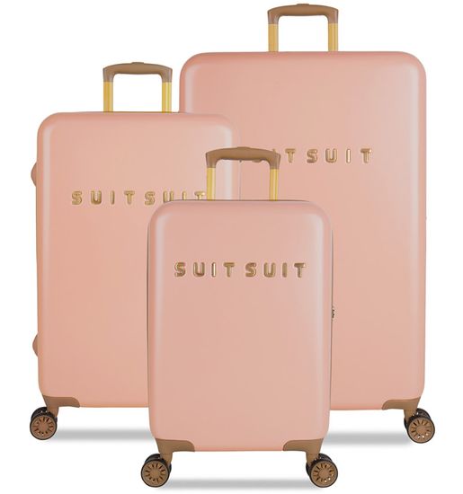 SuitSuit Sada cestovních kufrů TR-7101/3 - Fab Seventies Coral Cloud