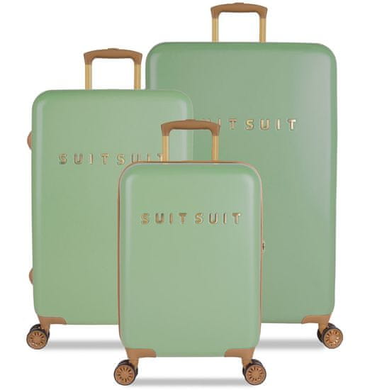 SuitSuit Sada cestovních kufrů TR-7103/3 - Fab Seventies Basil Green