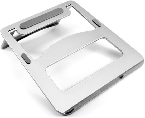 DESIRE2 přenosná hliníková podložka pod notebook, stříbrná WTT-AS02SI