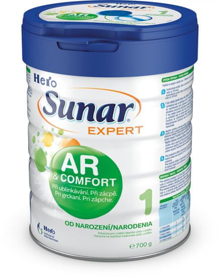 Sunar kojenecké mléko Expert AR/AC - 700g