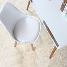 KONDELA Jídelní židle Bali 2 New - bílá / buk