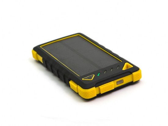 DOCA Technology Co. Powerbank Solar 8000mAh černá/žlutá DOCA103