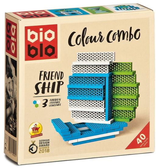 Piatnik Bioblo Colours Ship 40 dílků