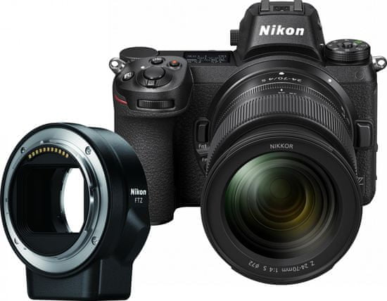 Nikon Z6 + 24-70 mm + FTZ adaptér + 64GB XQD karta v balení ZDARMA! (VOA020K003) - rozbaleno