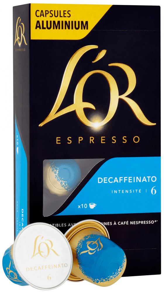Levně L'Or Espresso Decaffeinato Intenzita 6 - 10 hliníkových kapslí kompatibilních s kávovary Nespresso® *