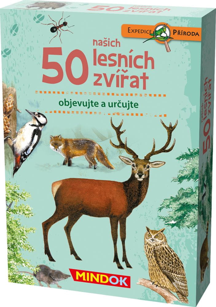 Levně Mindok 50 našich lesních zvířat