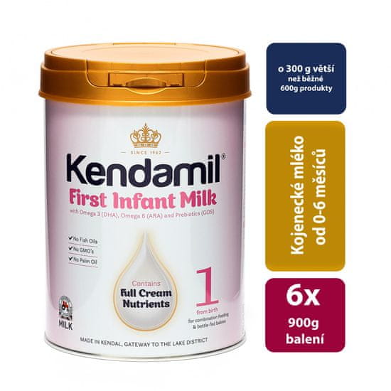 Kendamil 6x kojenecké mléko 1 (900g)