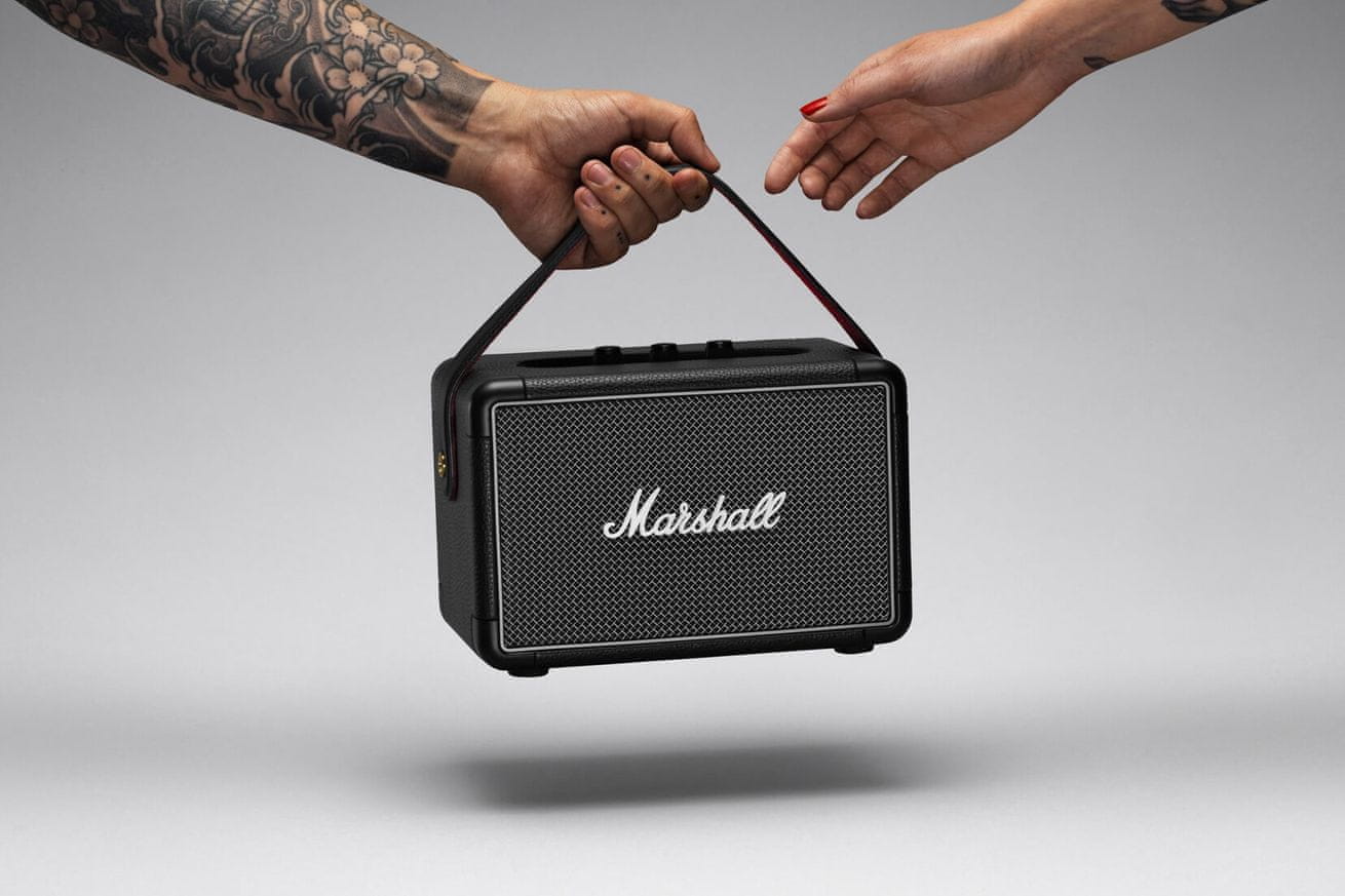 Bluetooth reproduktor Marshall Kilburn II realistický zvuk slúchadlový výstup