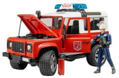 2596 Land Rover hasiči s figurkou
