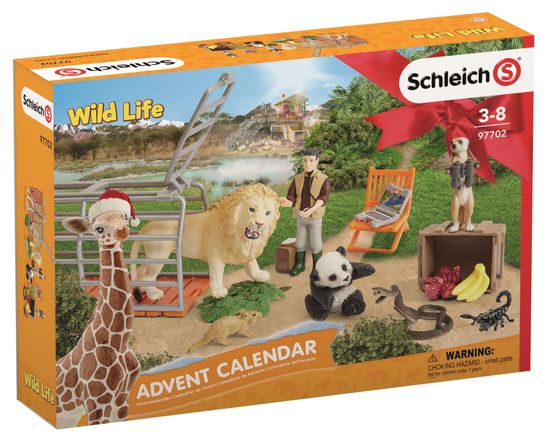 Schleich Adventní kalendář 2018 - Divoká zvířata