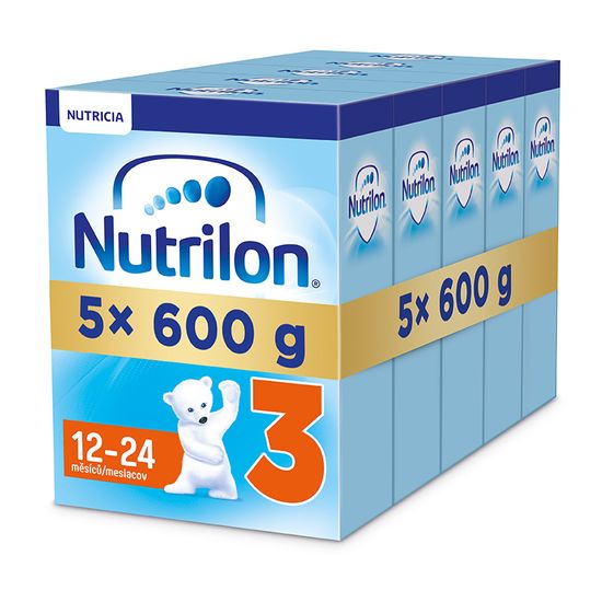 Nutrilon 3 batolecí mléko 5x 600 g