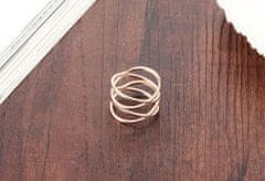 Troli Romantický bronzový prsten z oceli KRS-275 (Obvod 49 mm)