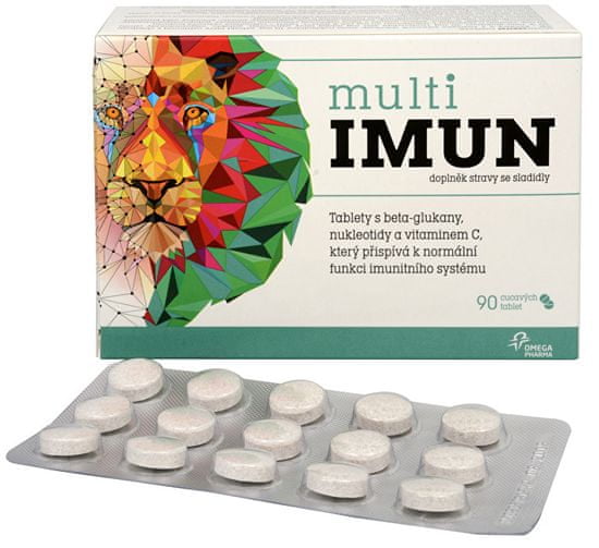 Omega Pharma MultiIMUN cucavé tablety s grepovou příchutí
