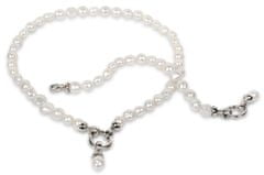 JwL Luxury Pearls Náramek z pravých bílých perel JL0560