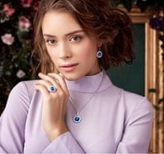 Preciosa Stříbrný prsten Camellia 6108 68
