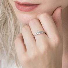 Pandora Třpytivý stříbrný prsten Timeless 196242CZ (Obvod 52 mm)