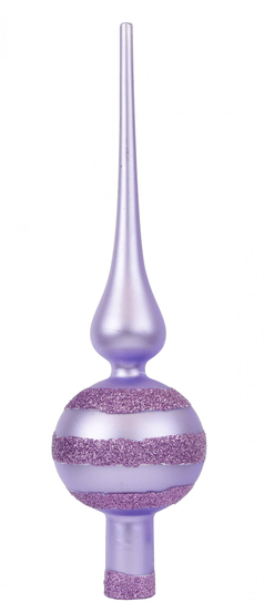 Seizis Špička skleněná se třpytem, 30x8 cm, fialová