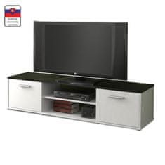 KONDELA TV stolek Zuno New 1 - černá/bílá