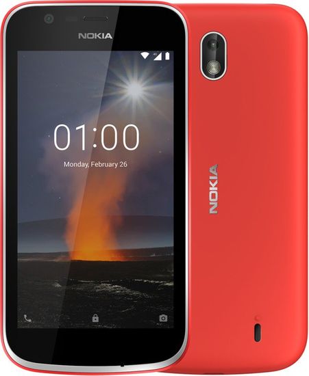 Nokia 1, Single SIM, Warm Red