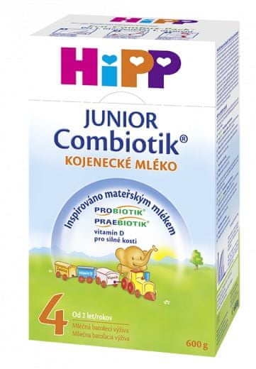 HiPP 4 BIO Combiotik Junior Pokračovací kojenecké mléko MKV 600g