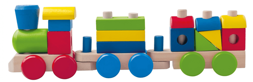 Woody Dřevěný skládací nákladní vlak