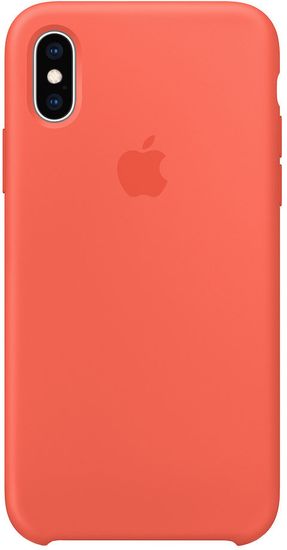 Apple silikonový kryt na iPhone XS, nektarinkový MTFA2ZM/A