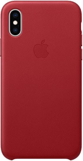 Apple kožený kryt na iPhone XS (PRODUCT)RED, červená MRWK2ZM/A