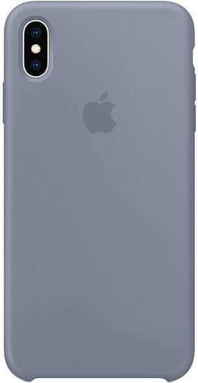 Apple silikonový kryt na iPhone XS Max, levandulově šedá MTFH2ZM/A