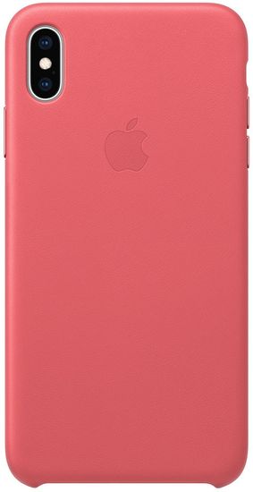 Apple kožený kryt na iPhone XS Max, pivoňkově růžová MTEX2ZM/A