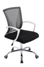 BHM Germany Kancelářská židle s područkami Flade, černá
