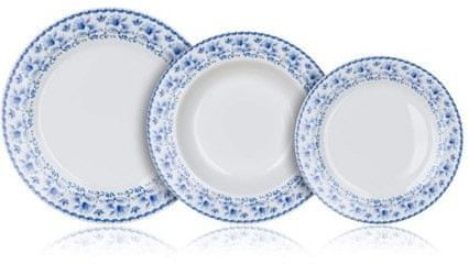 Banquet Sada talířů BLUEBELL, 18 ks