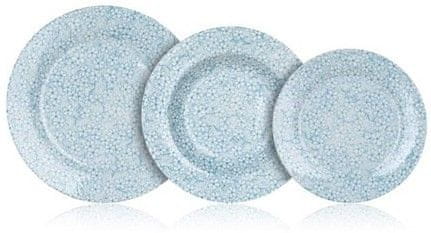Banquet Sada talířů BLUE MEADOW, 18 ks - rozbaleno