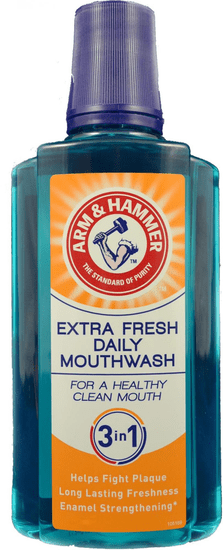 Arm & Hammer Extra Fresh 3 in 1 400 ml ústní voda 2 ks