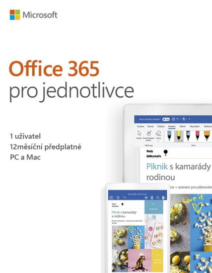 Microsoft Office 365 pro jednotlivce (QQ2-00742)