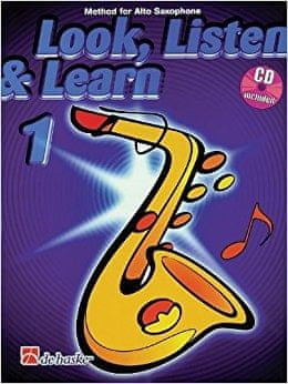 KN Look, Listen & Learn 1 - Alto Saxophone Škola hry na saxofon