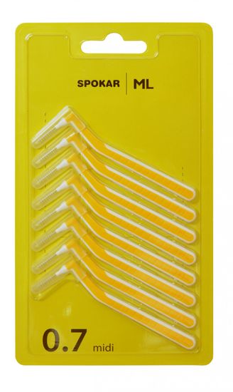 SPOKAR Mezizubní kartáček ML 0,7 mm 8 ks - použité