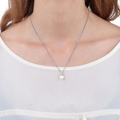 Morellato Stříbrný náhrdelník Perla SANH02 (řetízek, přívěsek)