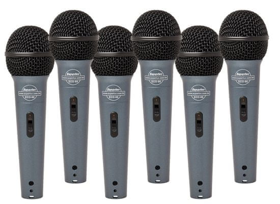 Superlux ECO88S 6 pack Set mikrofonů