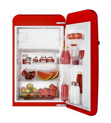  Retro design chladničky Candy CKRTOS 544RH 