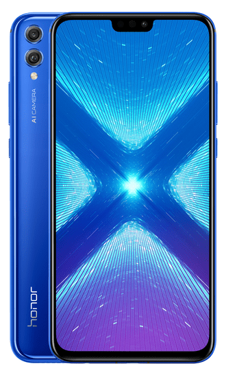 Honor 8X, 4/64GB, Blue - rozbaleno