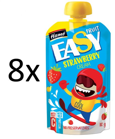 Hamé 8x Easy Fruit Strawberry Cream - 110g