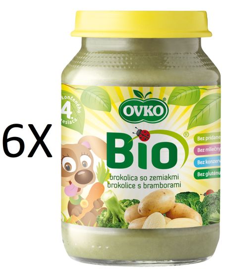 OVKO 6x BIO brokol + brambory PT - 190g