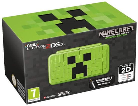 Nintendo New 2DS XL + Minecraft - Creeper Edition (NI3H97290)