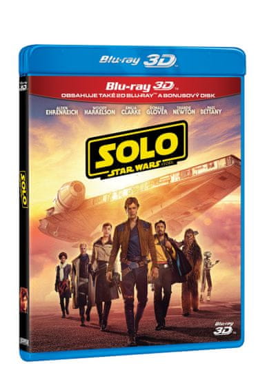 Solo: Star Wars Story (3BD: 3D+2D verze + bonus disk) - Blu-ray