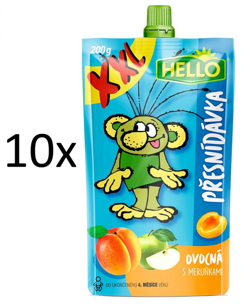 Levně Hello 10x OP XXL s meruňkami - 200 g