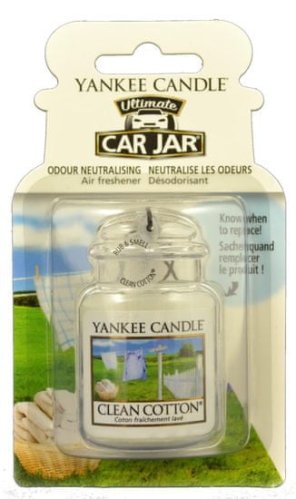 Yankee Candle Luxusní visačka - Clean Cotton