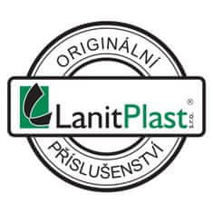 LanitPlast přítlačný terčík pro PC, čirý PC, Ø 53 mm (1 ks)